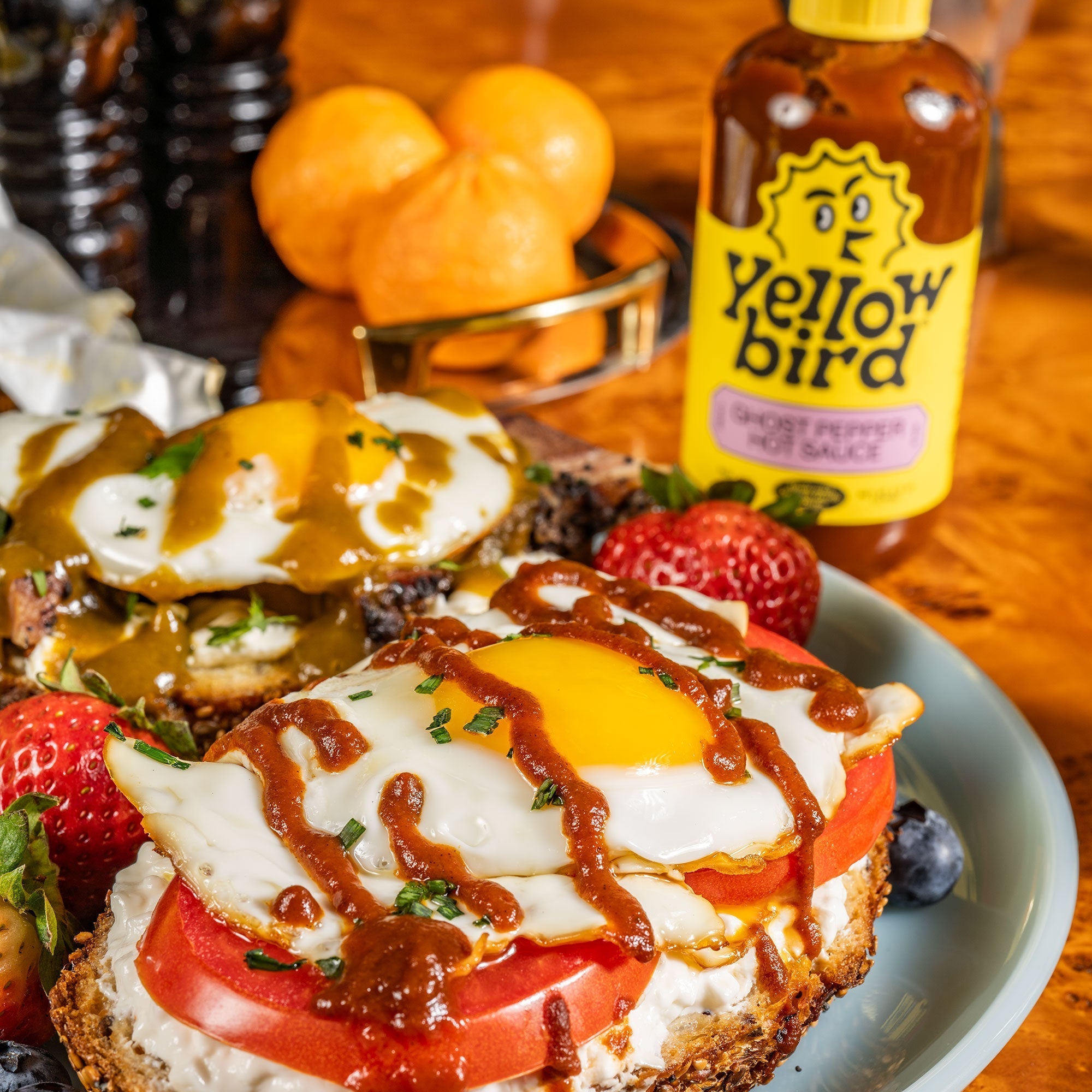 Made with Organic Ghost Pepper Hot Sauce