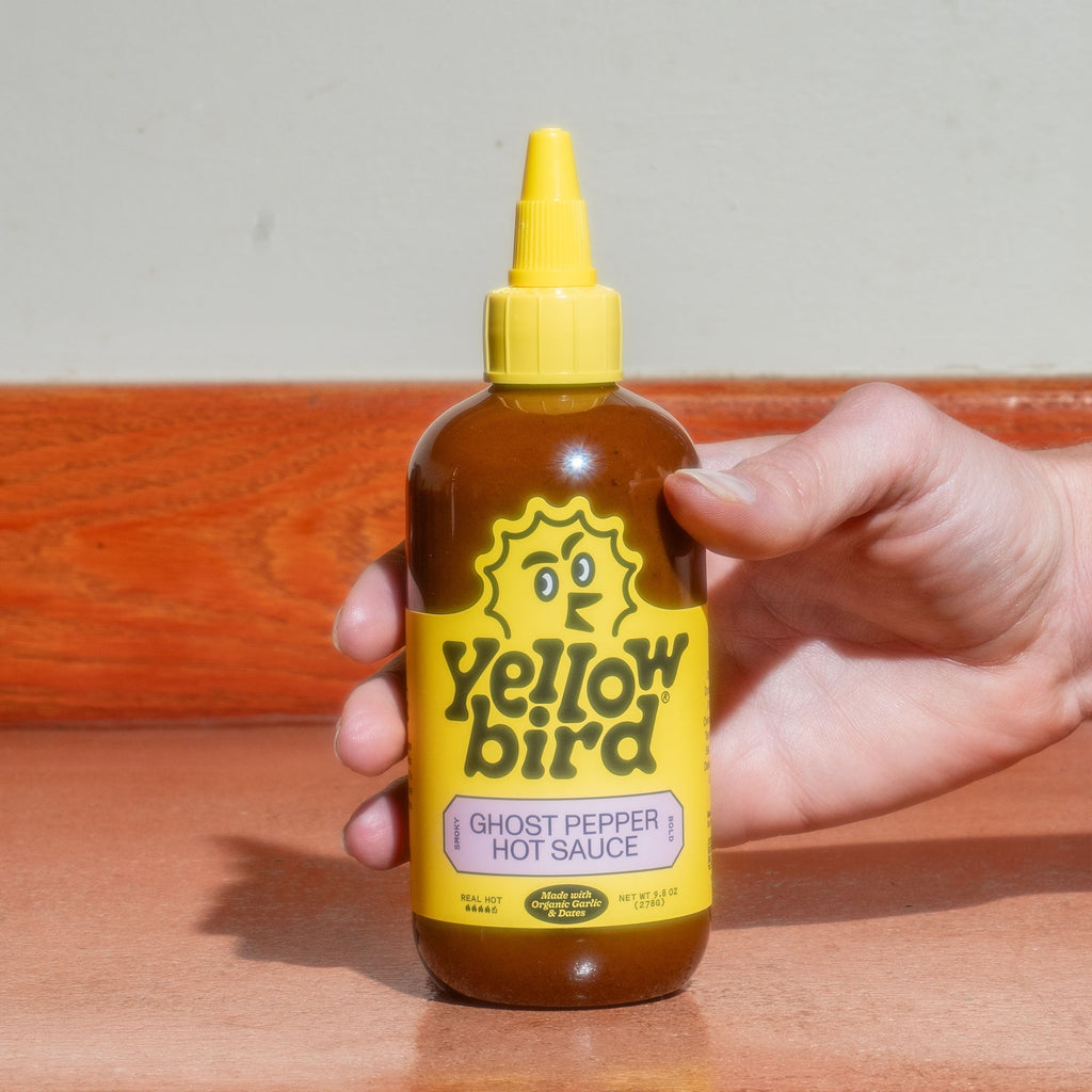 Made with Organic Ghost Pepper Hot Sauce